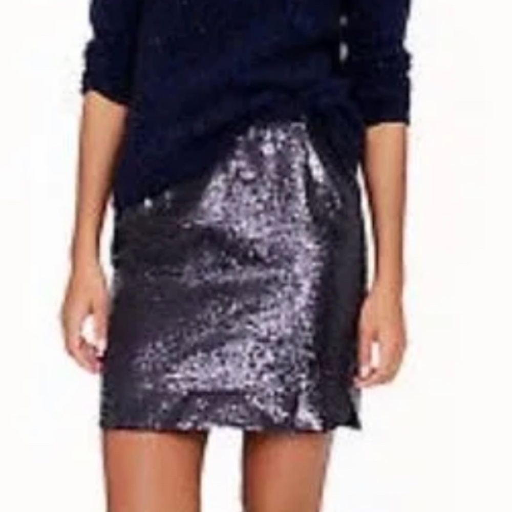 JCrew Sequin Skirt